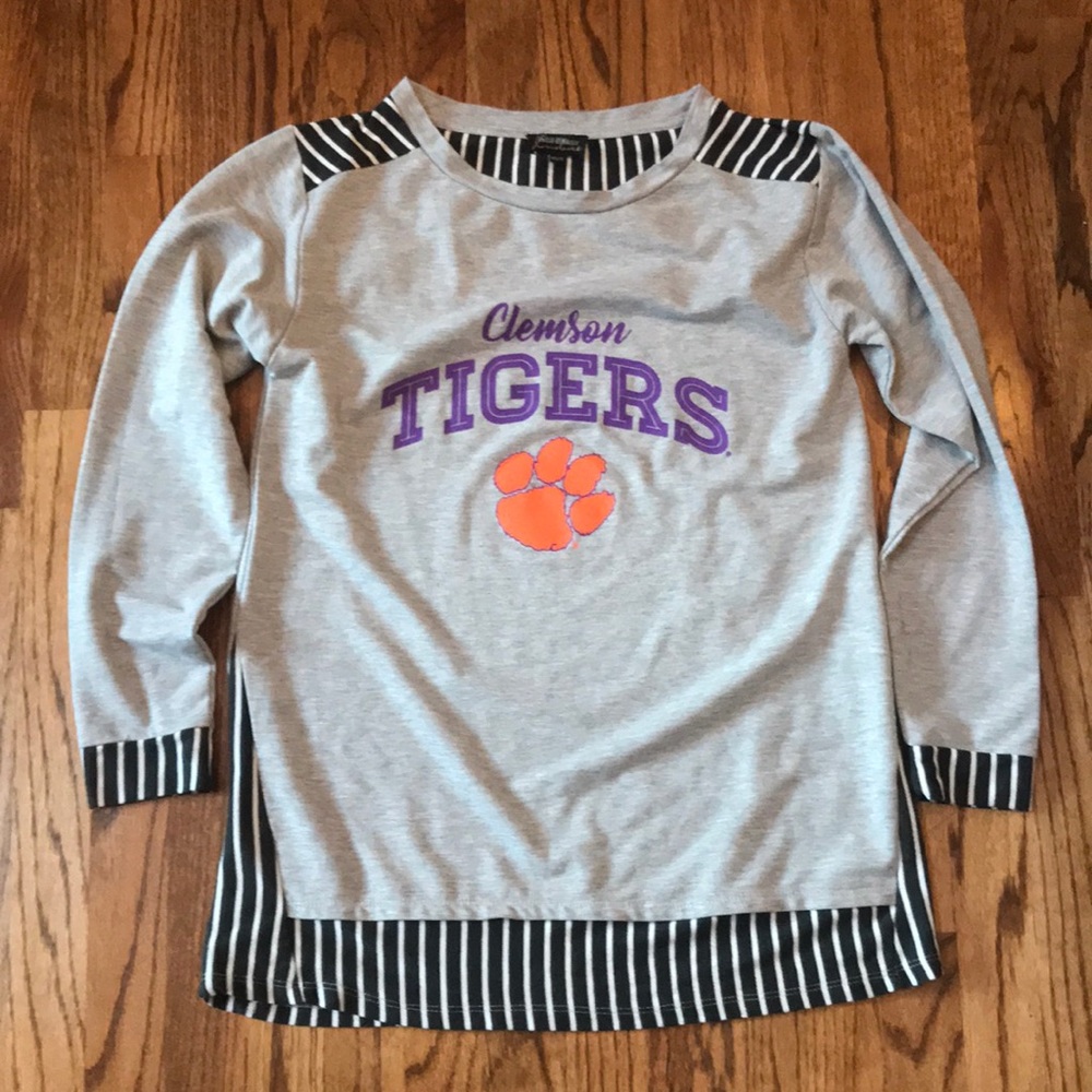 Gameday Couture Clemson Sweatshirt/Tunic ~ Size Xs/S ~ EUC